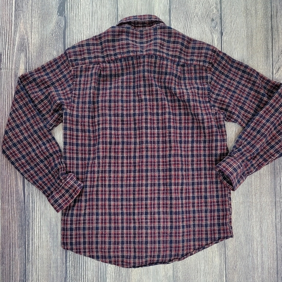 Pendleton Plaid Merino Wool Button Down Shirt - Picture 5 of 7